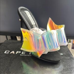 Cape Robbin Women's Iridescent Heels